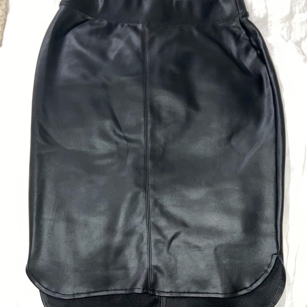 Leather Pencil Skirt